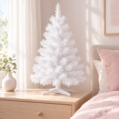 White Branch Tabletop Christmas Tree