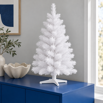 White Branch Tabletop Christmas Tree