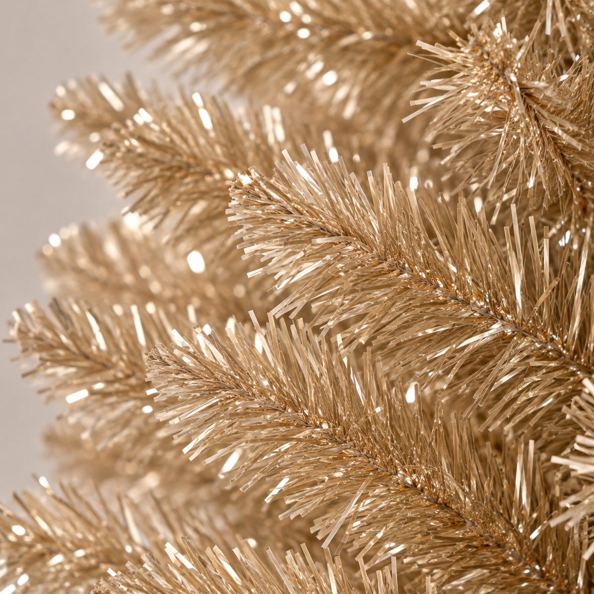 Champagne Gold Tabletop Christmas Tree