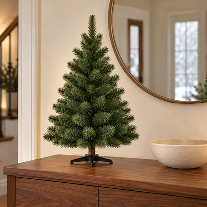 Classic Green Tabletop Christmas Tree