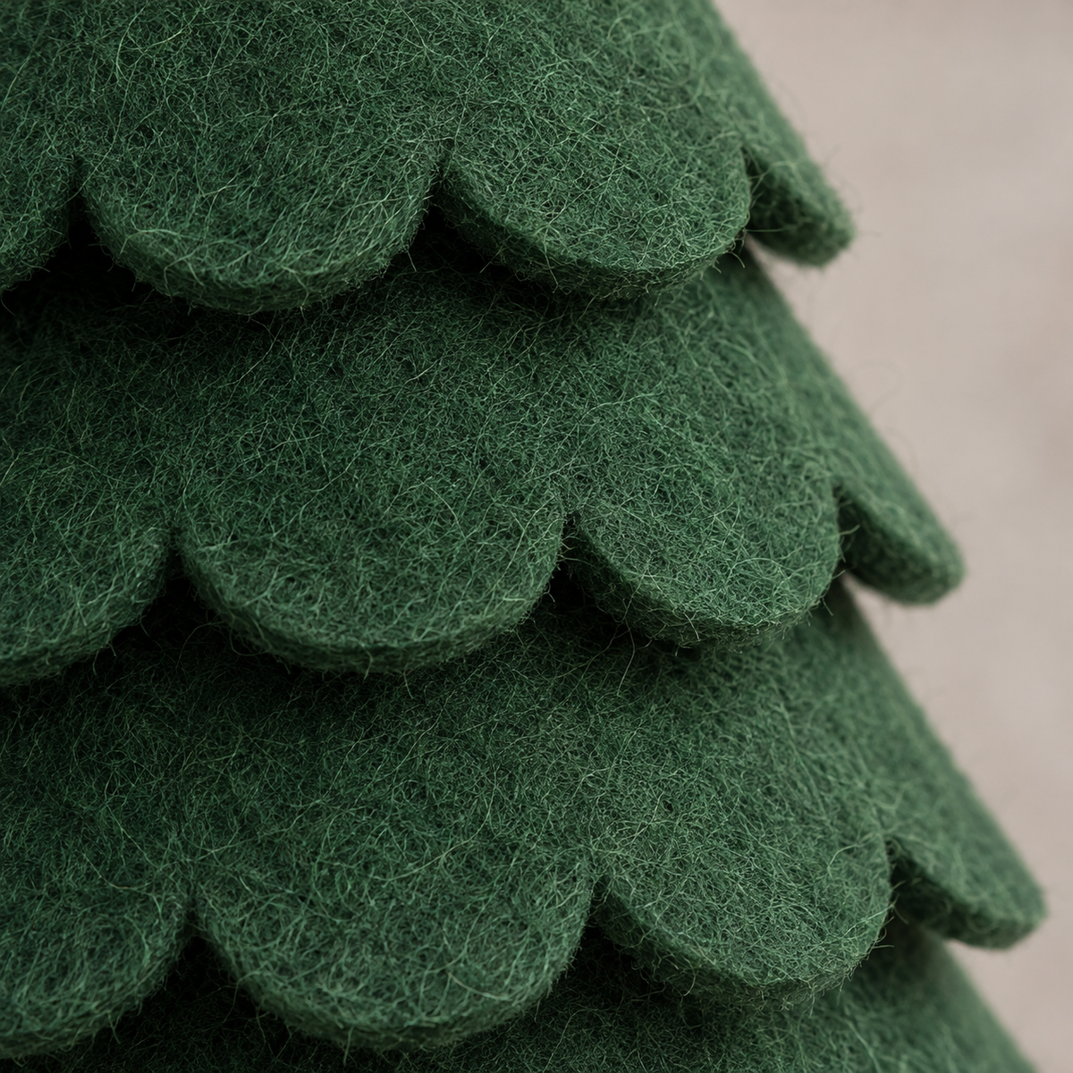 Layered Felt Tabletop Christmas Tree