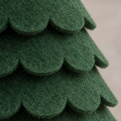 Layered Felt Tabletop Christmas Tree