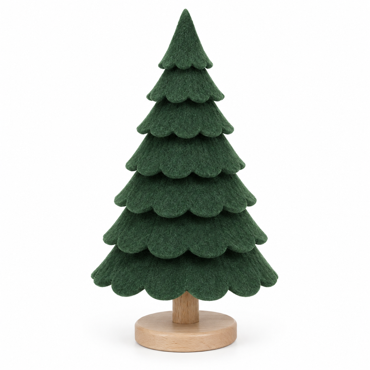 Layered Felt Tabletop Christmas Tree