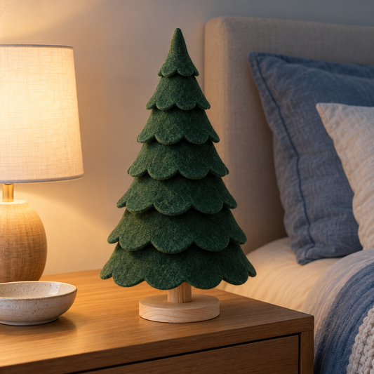 Layered Felt Tabletop Christmas Tree