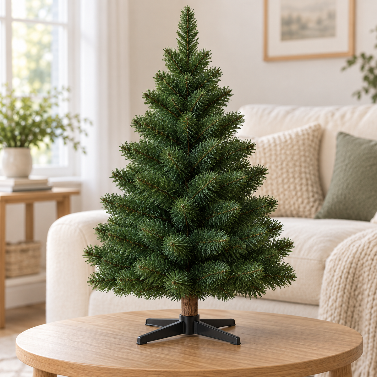 Classic Green Tabletop Christmas Tree