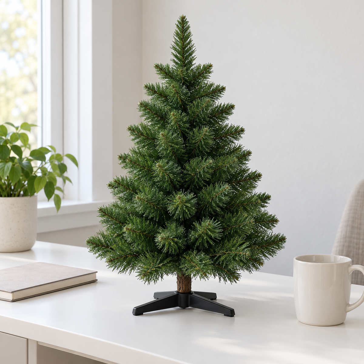 Classic Green Tabletop Christmas Tree